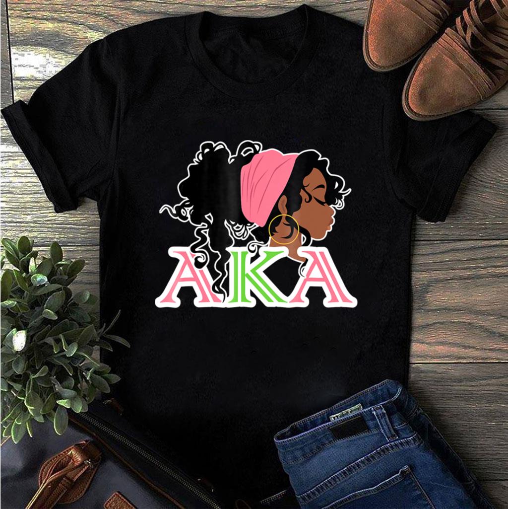 Aka Sorority For Alpha Girl Kappa T Shirt For Women Black Girl - TheKingShirtS