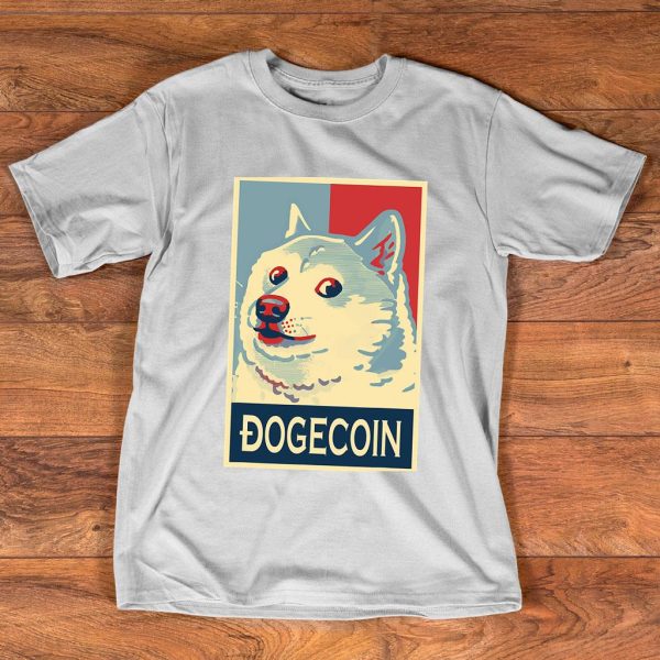 dogecoin doge coin to the moon t-shirt