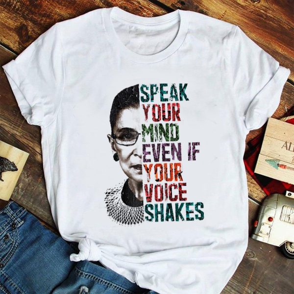 speak your mind even if your voice shakes t-shirt
