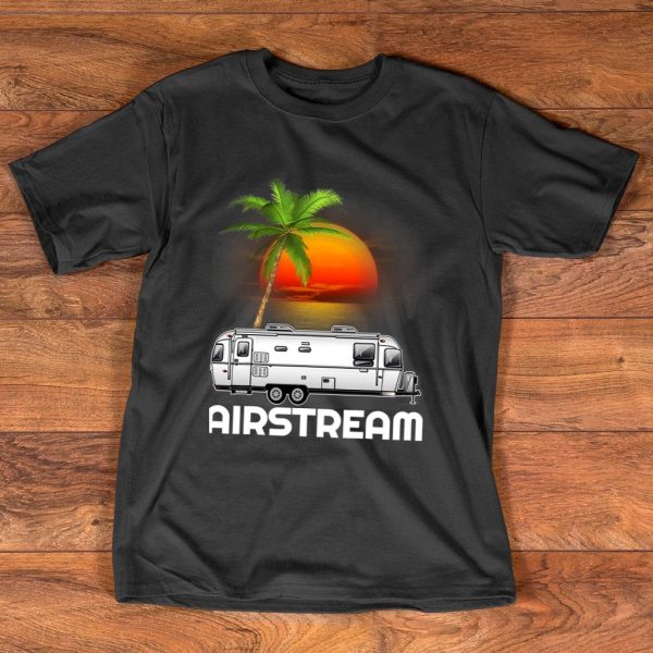 the perfect retro camping car airstream t-shirt