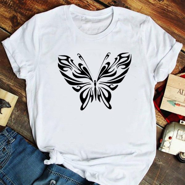 vintage butterfly fairycore aesthetic t-shirt