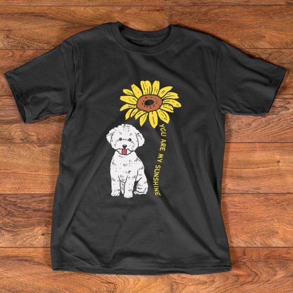 you are my sunshine sunflower dog t-shirt