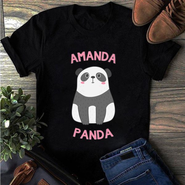 amanda panda bear t-shirt
