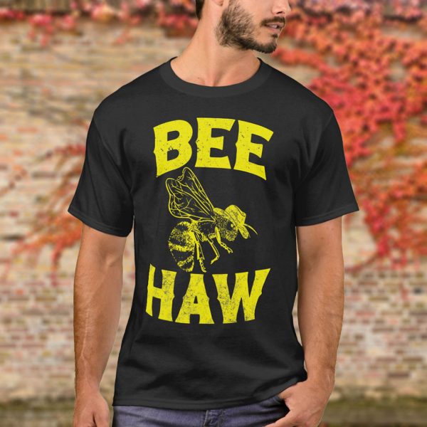 bee haw cowboy hat bee t shirt