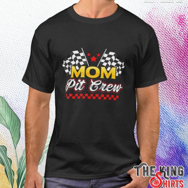 birthday party racing mom pit crew t shirt