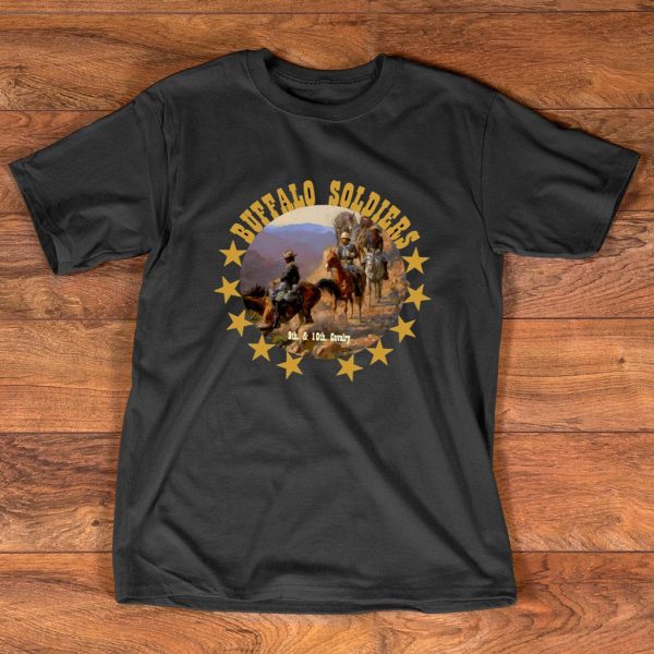 buffalo soldiers african american t shirt