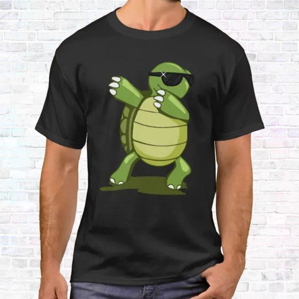 dabbing dance turtle t shirt