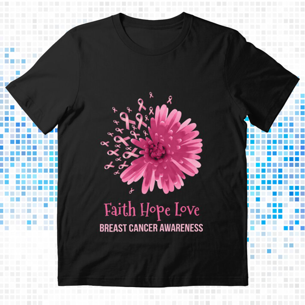Hope Breast Cancer Awareness Men's Full Dye Jersey L