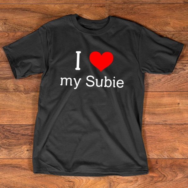 funny i love my subie t shirt