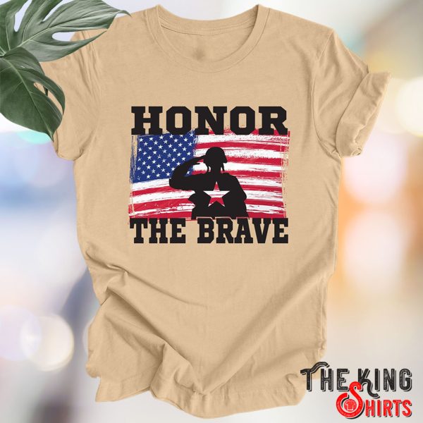 honor the brave memorial day t-shirt