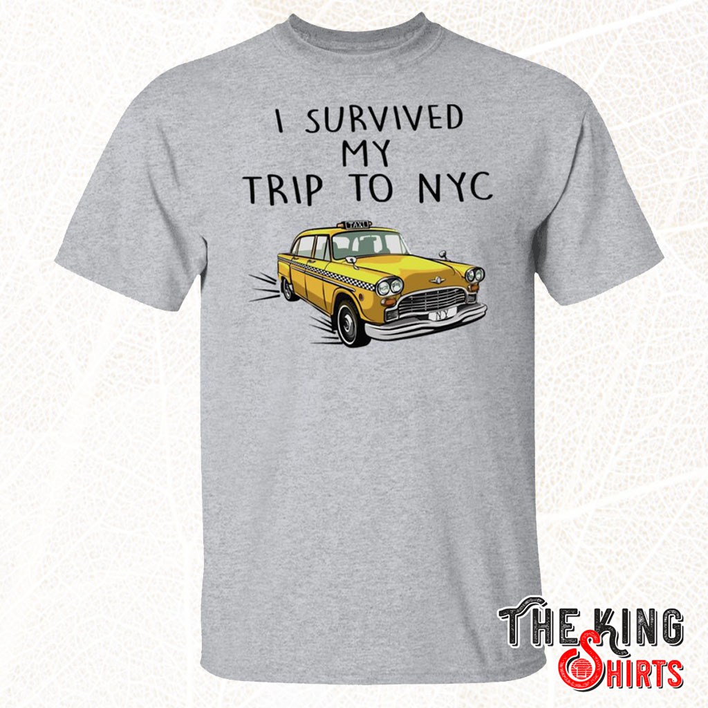 I Survived My Trip to NYC T Shirt New York City Spider Tom 