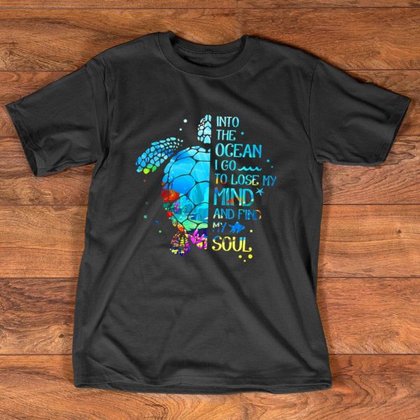 into the ocean i find my soul t shirt