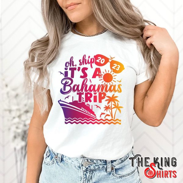it's a bahamas trip sunset t-shirt