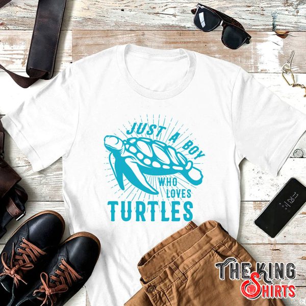 just a girl who loves blue turtles t shirt