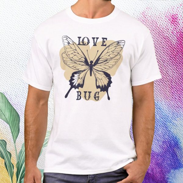 love bug butterfly t shirt