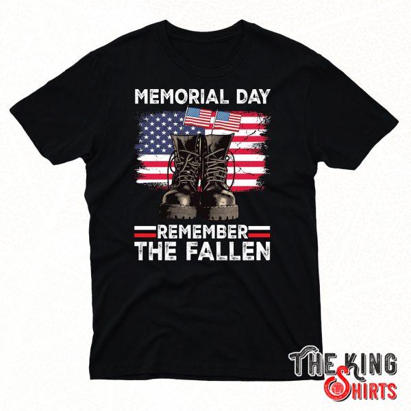 memorial day remember the fallen t-shirt