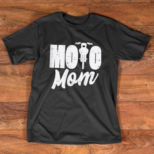 moto mom dirt bike racing t shirt