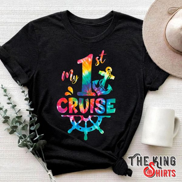 my first cruise tie dye and anchor t-shirt