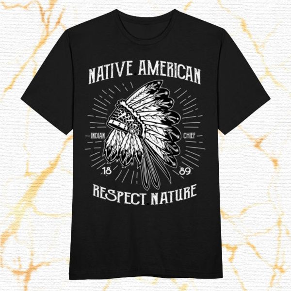 native american indian chief t shirt