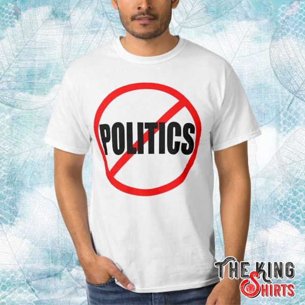 no symbol politics graphic t shirt