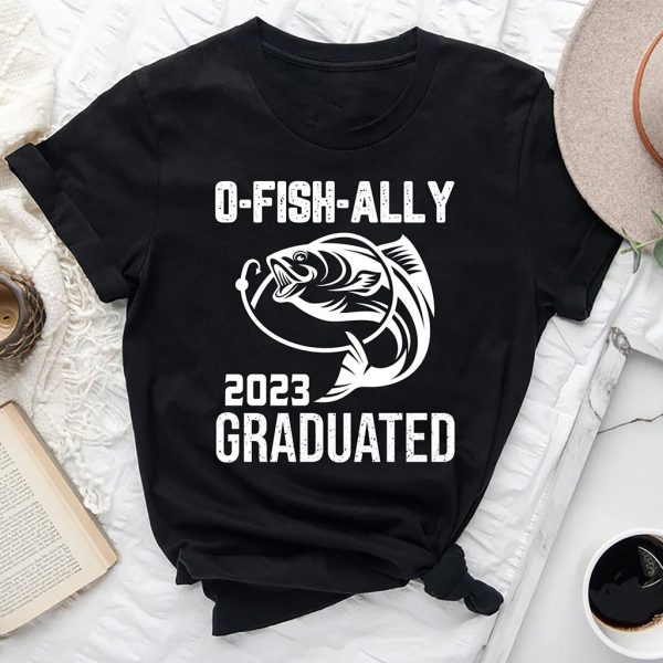 o-fish-ally graduated 2023 fishing t shirt