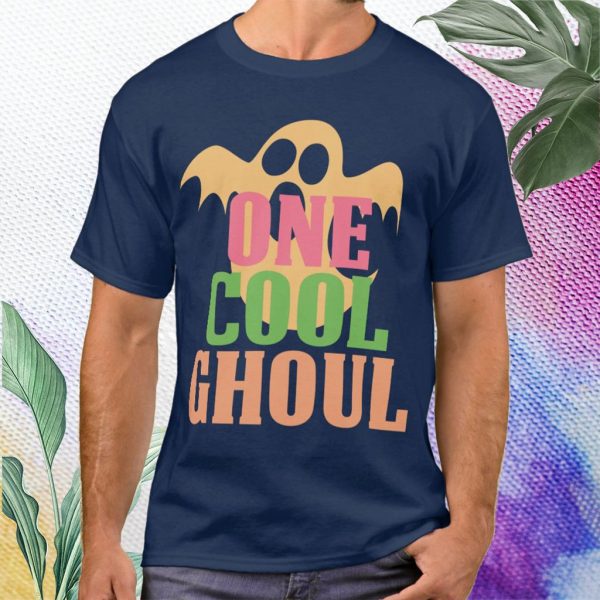 one cool ghoul halloween ghost t shirt