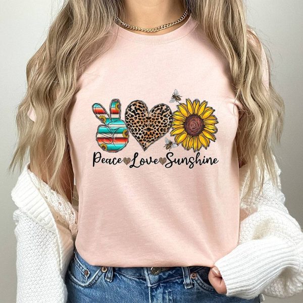 peace love sunshine t shirt