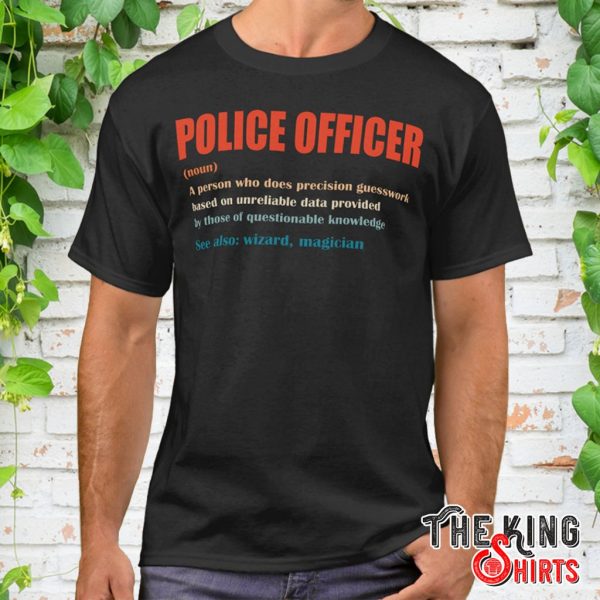police officer definition vintage t shirt