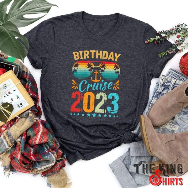 retro birthday cruise 2023 t shirt
