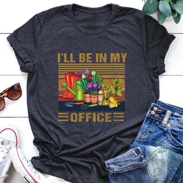 retro i'll be in my office t shirt