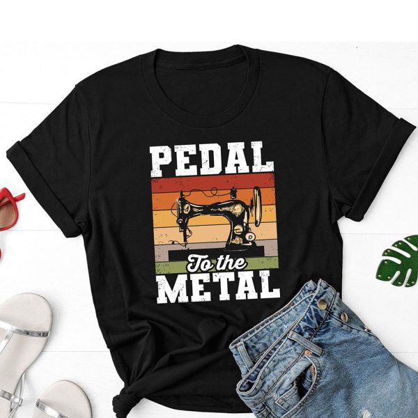 retro pedal to the metal t shirt