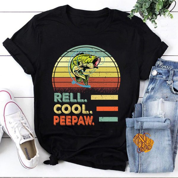 retro rell cool peepaw t shirt
