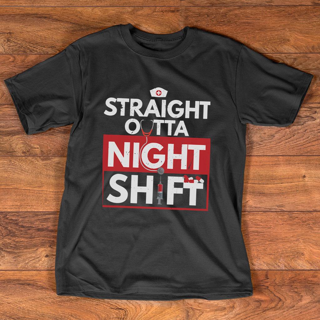 Straight Outta Graveyard Shift | Kids T-Shirt