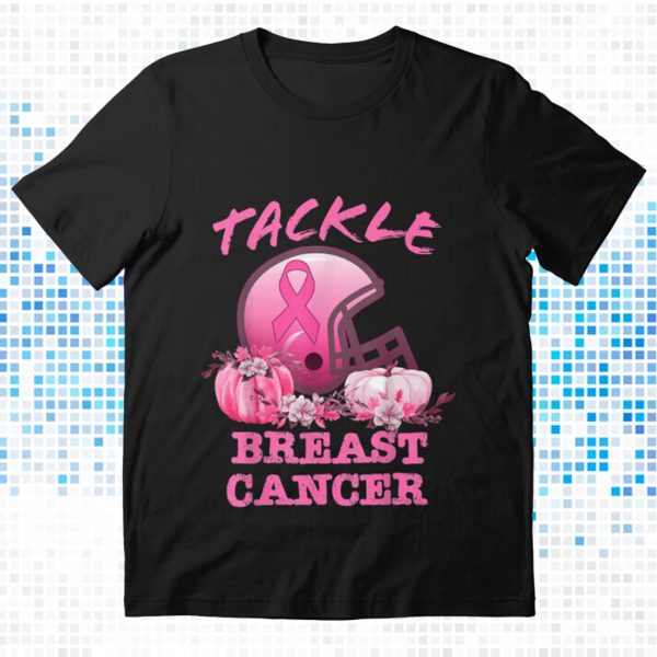 tackle breast cancer awareness t shirt