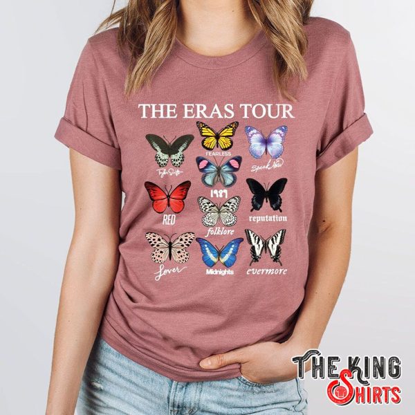 the eras tour butterfly graphic t-shirt