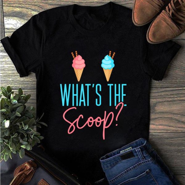 what the scoop ice cream t-shirt