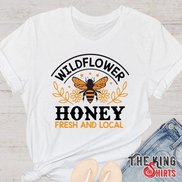wildflower honey fresh and local t-shirt
