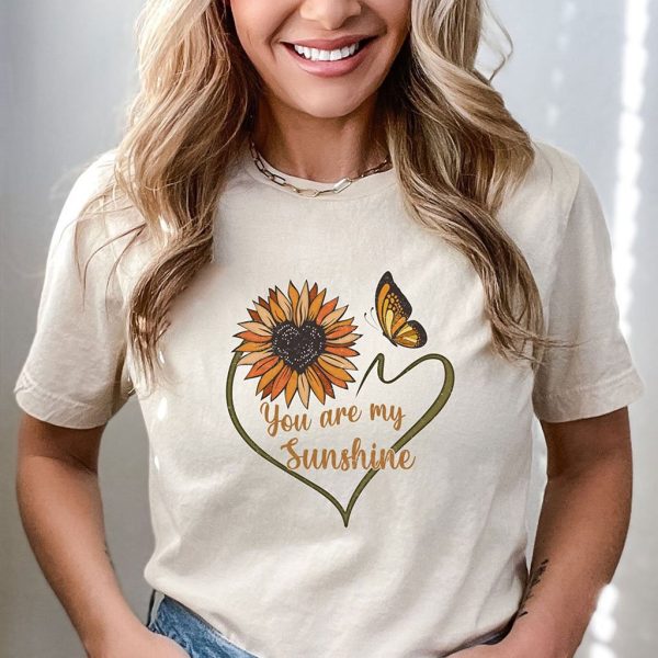 you are my sunshine sunflower t shirt