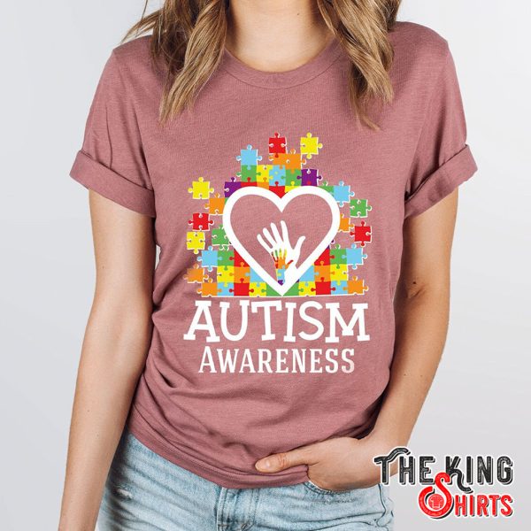hi five autism awareness t-shirt