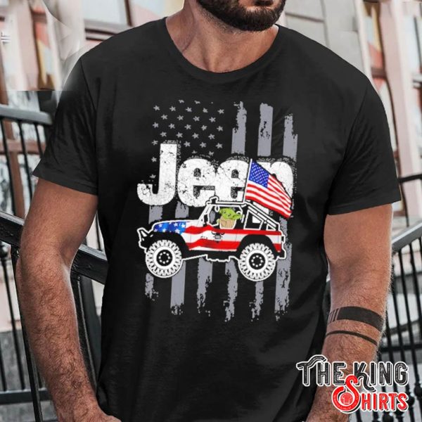 jeep american flag t shirt