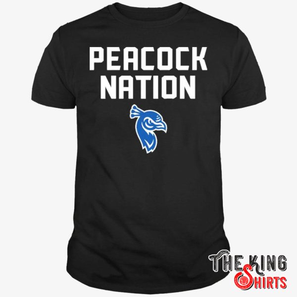 st peter's peacock shirt