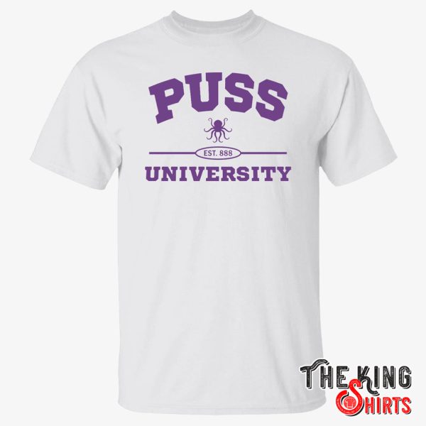 puss university shirt