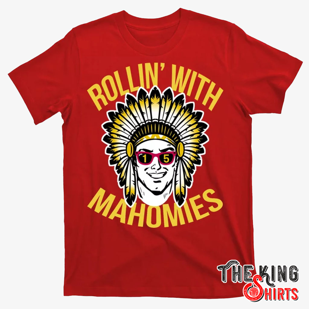 Rollin' With Patrick Mahomes Kansas City Chiefs Shirts Womens