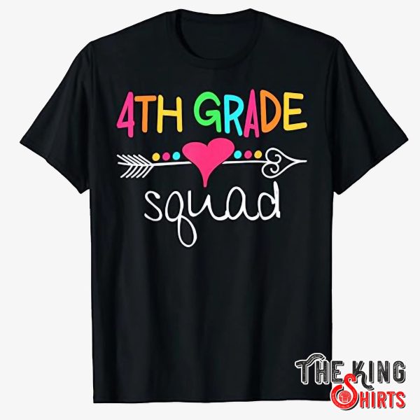 4th grade squad fourth t shirt
