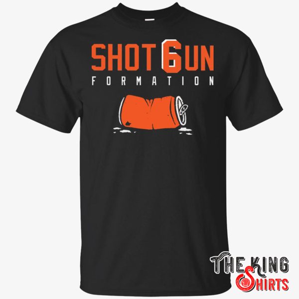 baker mayfield shotgun formation t shirt