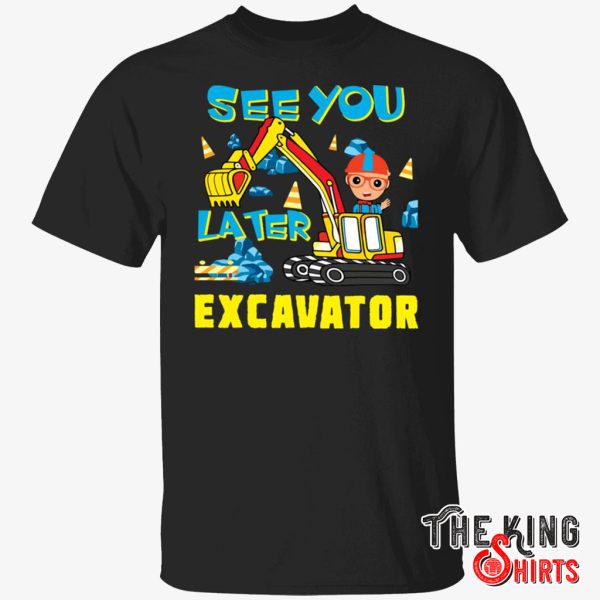 blippi excavator shirt
