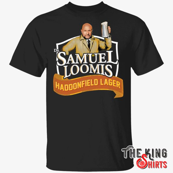 dr samuel loomis haddonfield lager shirt