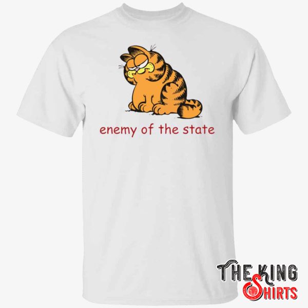 garfield enemy of the state t shirt