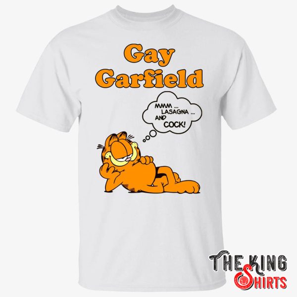 gay garfield t shirt