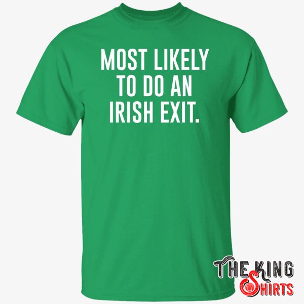 irish exit shirt